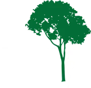 Logo ArrampiGarden: un albero verde con un climber appeso al tronco